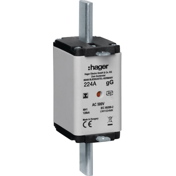 Hager NH-Sicherungseinsatz NH1 gG 500V 224A LNH1224MK